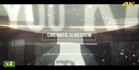 Videohive Cinematic Slideshow