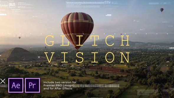 Videohive Glitch Vision Slideshow