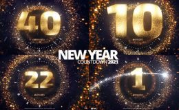 Videohive Golden New Year Countdown 2021