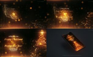Videohive Happy Christmas and New Year