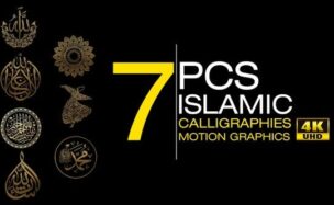 Videohive Islamic Calligraphies Motion Graphics Pack