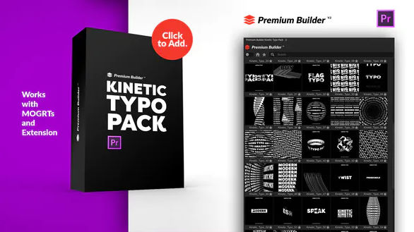 Videohive Kinetic Typo Pack