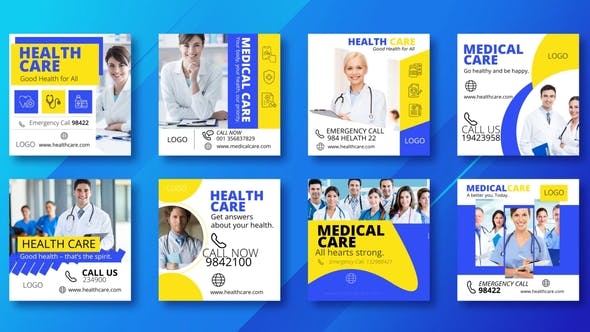 Videohive Medical Health Promo Instagram Post V26