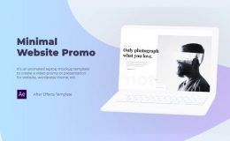 Videohive Minimal Website Promo - Laptop Mockup