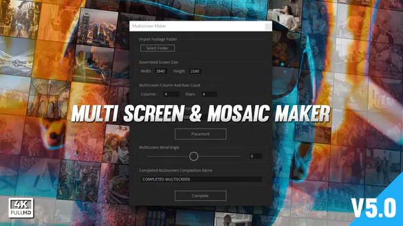 Videohive Mosaic & Multiscreen Maker Auto V5
