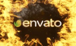 Videohive Mysterious Fire Logo Reveal