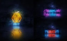 Videohive Neon Logo Reveal 22912859