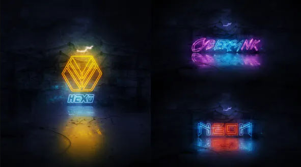 Videohive Neon Logo Reveal 22912859