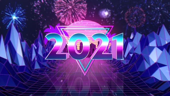 Videohive New Year Countdown – Retro Style