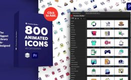 Videohive - PremiumBuilder Animated Icons | Premiere Pro Extension