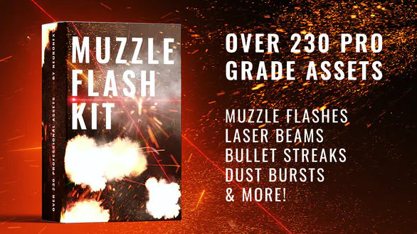 Videohive Real Muzzle Flash Kit