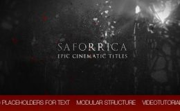 Videohive Saforrica - Epic Cinematic Trailer / Titles