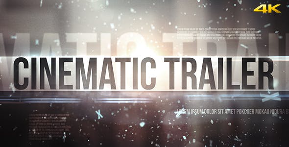 Videohive Stylish Cinematic Trailer / Titles