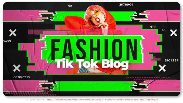 Videohive Tik Tok Fashion Blog