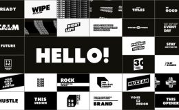 Videohive Typography & Titles