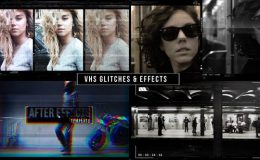 Videohive VHS Glitches Music Video