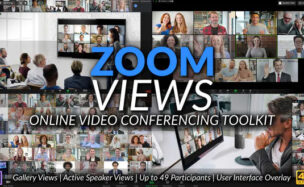 Videohive Zoom Views: Online Video Conferencing Toolkit