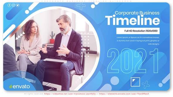 Videohive Corporate Business Timeline Slideshow