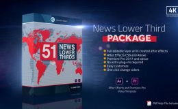 Videohive 51 News Lower Thirds Package