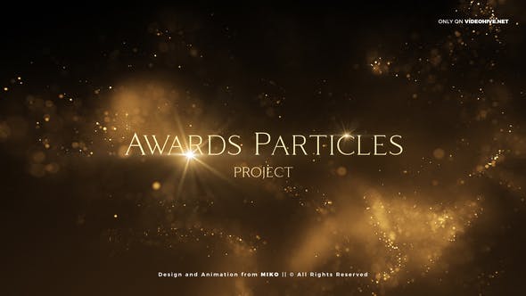 Videohive Awards Particles Titles V2