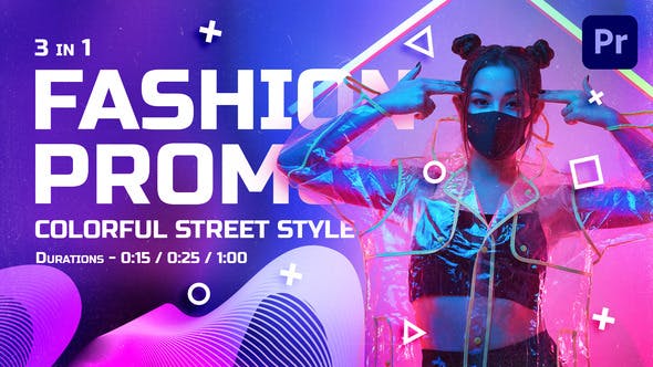 Videohive Colorful Street Style Fashion Promo | Mogrt