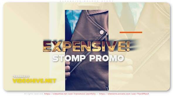 Videohive Expensive Golden Stomp