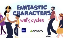 Videohive Fantastic Characters - Walk Cycles