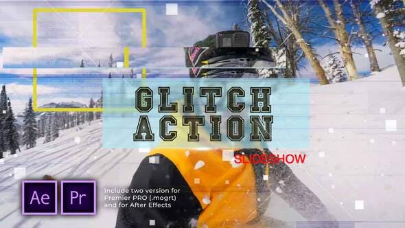 Videohive – Glitch Action Slideshow