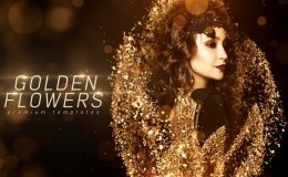 Videohive Golden Flowers