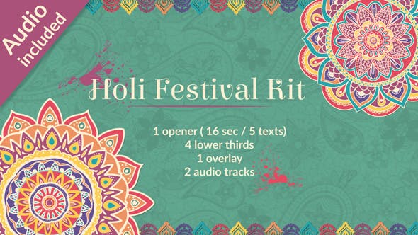 Videohive Holi Festival of Colors Kit