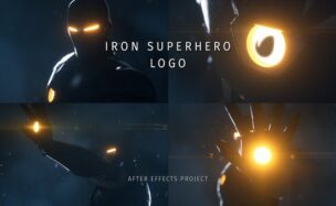 Videohive Iron Superhero Logo
