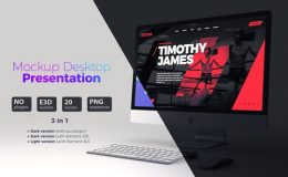 Videohive Mockup Desktop // Website Presentation