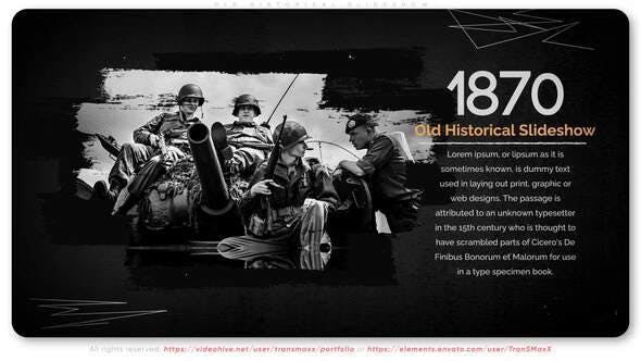 Videohive Old Historical Slideshow