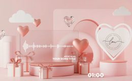 Videohive Valentine Music and Podcast Visualizer