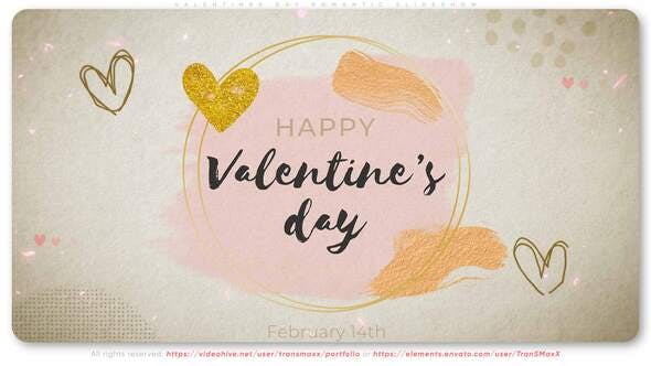 Videohive Valentines Day Romantic Slideshow