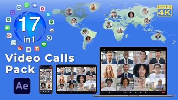 Videohive – Video Calls Pack 17 in 1