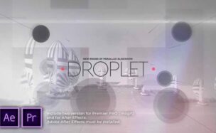 Videohive Droplet Circles Parallax Slideshow