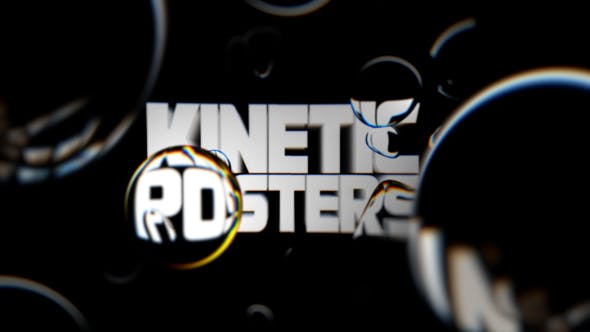 Videohive Kinetic Posters