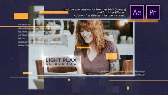 Videohive Light Parallax Universal Slideshow