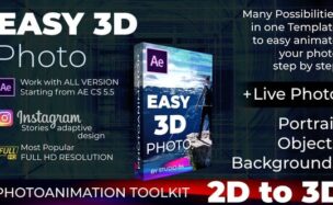 Videohive Photo animator – Easy 3D Photo