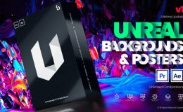 Videohive Unreal I Backgrounds and Posters