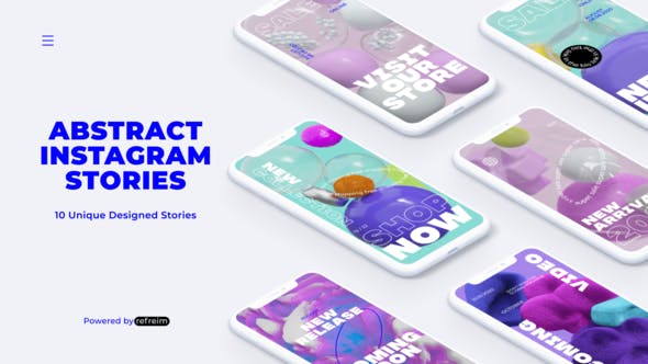 Videohive Abstract Instagram Stories