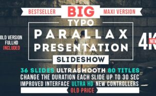 Videohive Big Typo Parallax Presentation