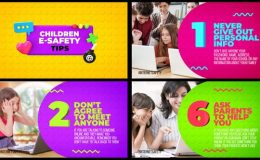 Videohive Children E-Safety Tips - Kids