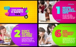 Videohive Children E-Safety Tips – Kids