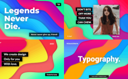 Videohive Colorful Typography