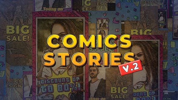 Videohive Comics Instagram Stories v.2