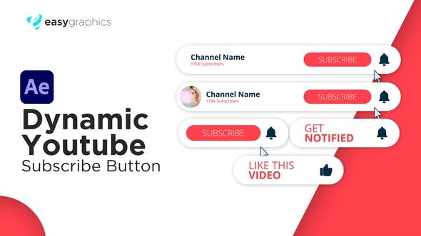 Videohive Dynamic Youtube Subscribe Button