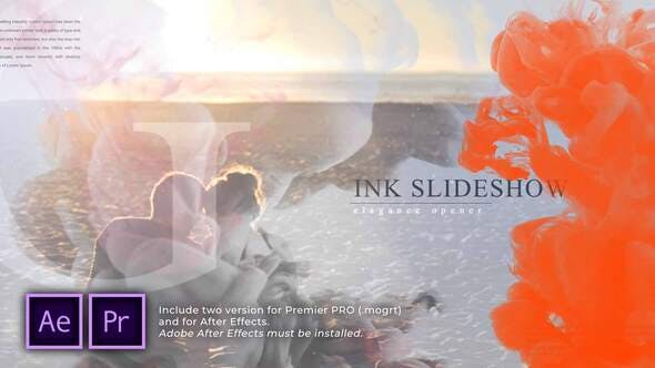 Videohive Elegance Ink Slideshow