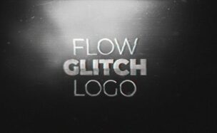 Videohive Flow Glitch Logo